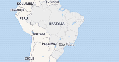 Brazylia - szczegółowa mapa