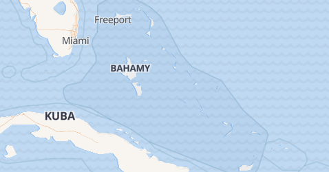 Bahamy - szczegółowa mapa