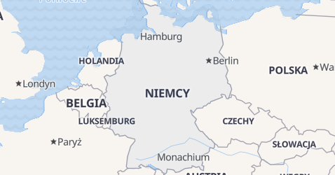 Niemcy - szczegółowa mapa
