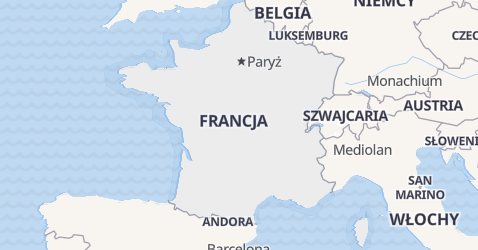 Francja - szczegółowa mapa
