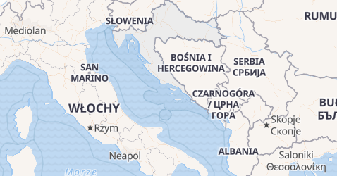 Chorwacja - szczegółowa mapa