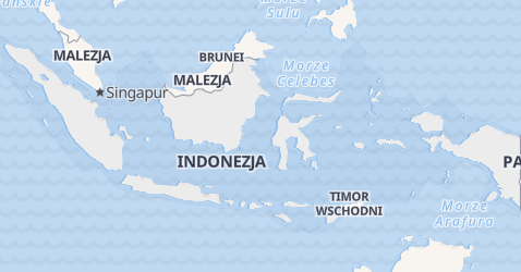 Indonezjia - szczegółowa mapa