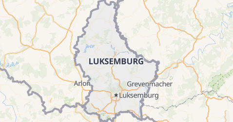Luksemburg - szczegółowa mapa