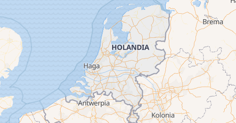 Holandia - szczegółowa mapa