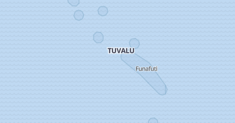 Tuwalu - szczegółowa mapa