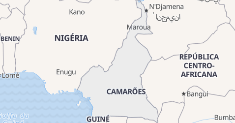 Mapa de Camarões