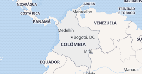 Mapa de Colômbia
