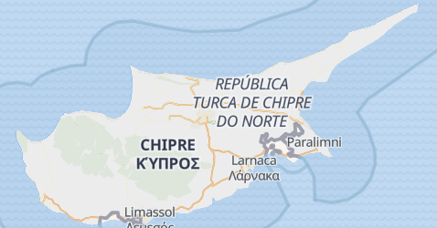 Mapa de Chipre