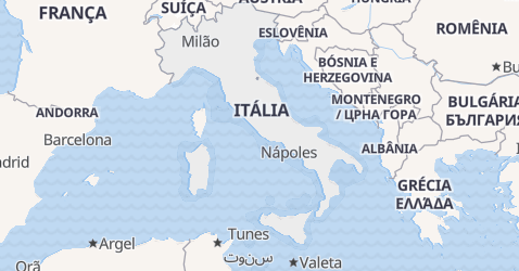 Mapa de Itália