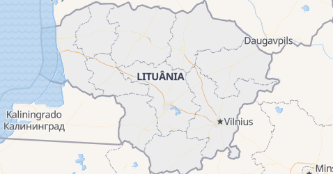 Mapa de Lituânia