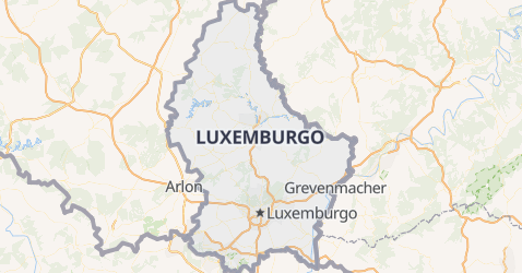 Mapa de Luxemburgo