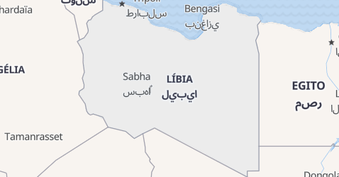 Mapa de Líbia
