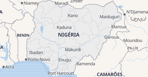 Mapa de Nigéria