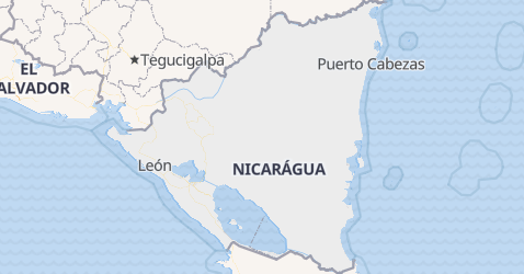 Mapa de Nicarágua