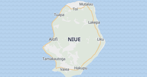 Mapa de Niue
