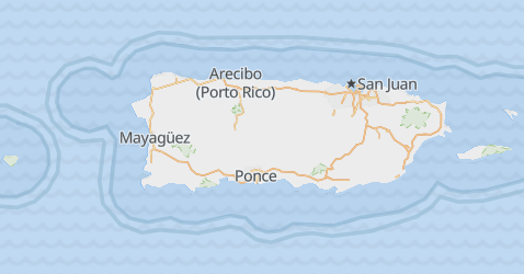 Mapa de Porto Rico