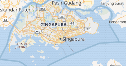 Mapa de Cingapura