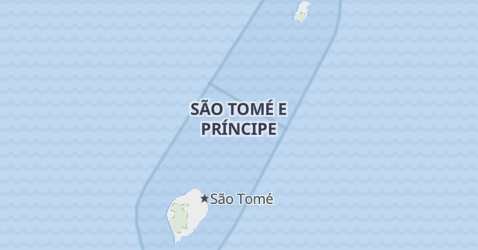 Mapa de São Tomé e Príncipe