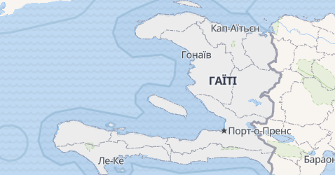 Гаїті - мапа