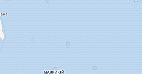 Маврікій - мапа