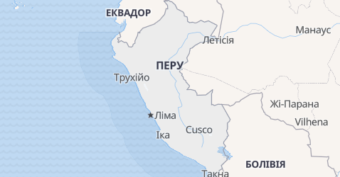 Перу - мапа