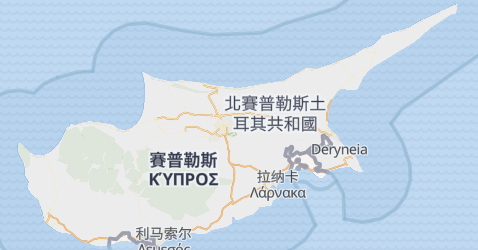 塞浦路斯地图