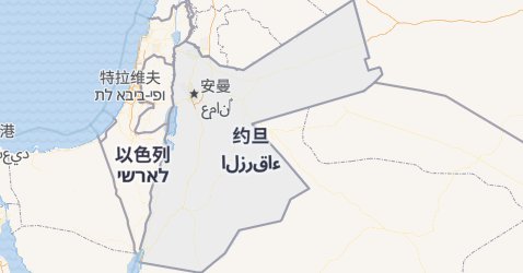 约旦地图