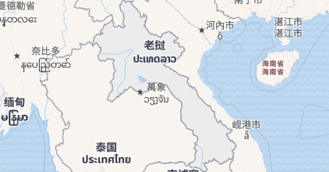 老挝地图