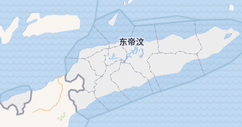 东帝汶地图