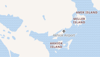 Akhiok, Alaska map