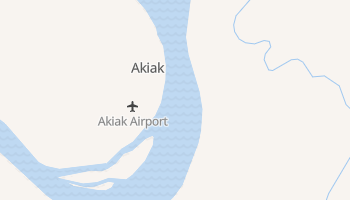 Akiak, Alaska map