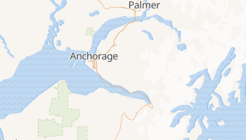Anchorage, Alaska map