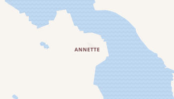 Annette, Alaska map