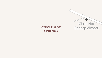 Circle Hot Springs, Alaska map