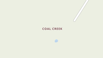 Coal Creek, Alaska map