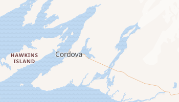Cordova, Alaska map