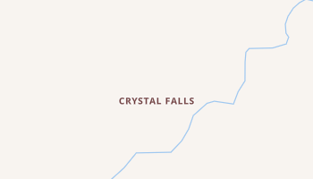 Crystal Falls, Alaska map