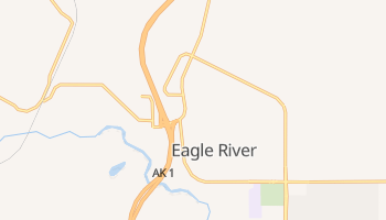 Eagle River, Alaska map