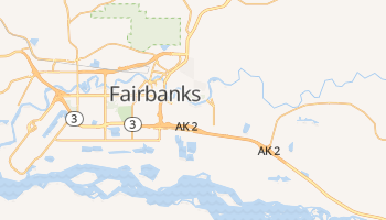 Fairbanks, Alaska map