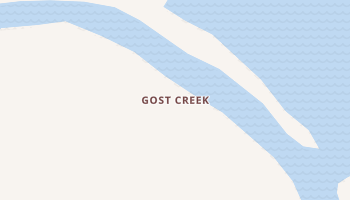 Gost Creek, Alaska map
