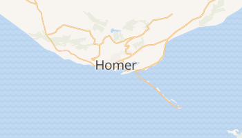 Homer, Alaska map