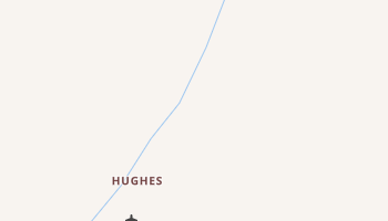 Hughes, Alaska map