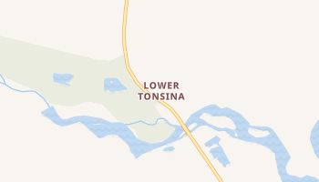 Lower Tonsina, Alaska map