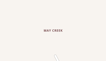 May Creek, Alaska map