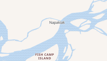 Napakiak, Alaska map