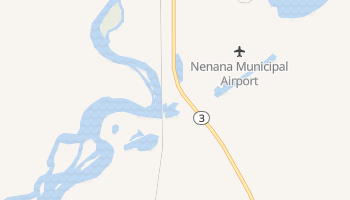 Nenana, Alaska map
