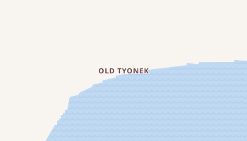 Old Tyonek, Alaska map