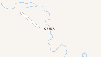 Ophir, Alaska map