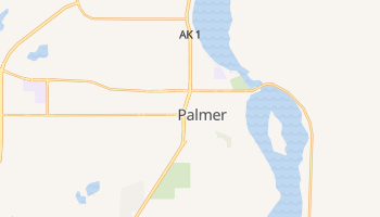 Palmer, Alaska map