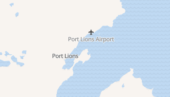Port Lions, Alaska map